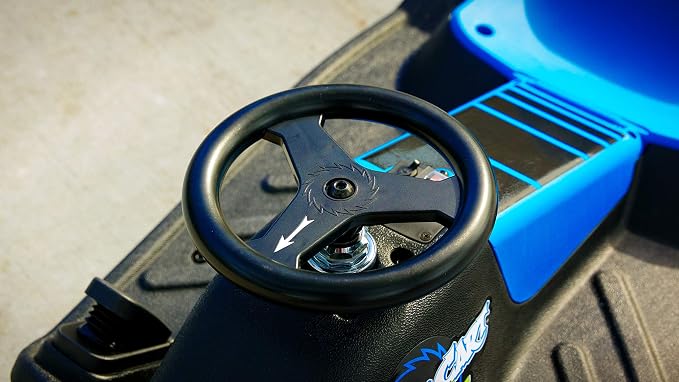 Razor Crazy Cart Shift Electric Go Kart for Kids Ages 6+ - 12V Drifting System, High/Low Speed Switch, Simplified Drifting, Riders up to 120 lbs, Black/Blue