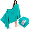 Cotton Paradise 100% Cotton Hand Towels, 2 Piece 35x70 Hand Bath Towels, Turquoise