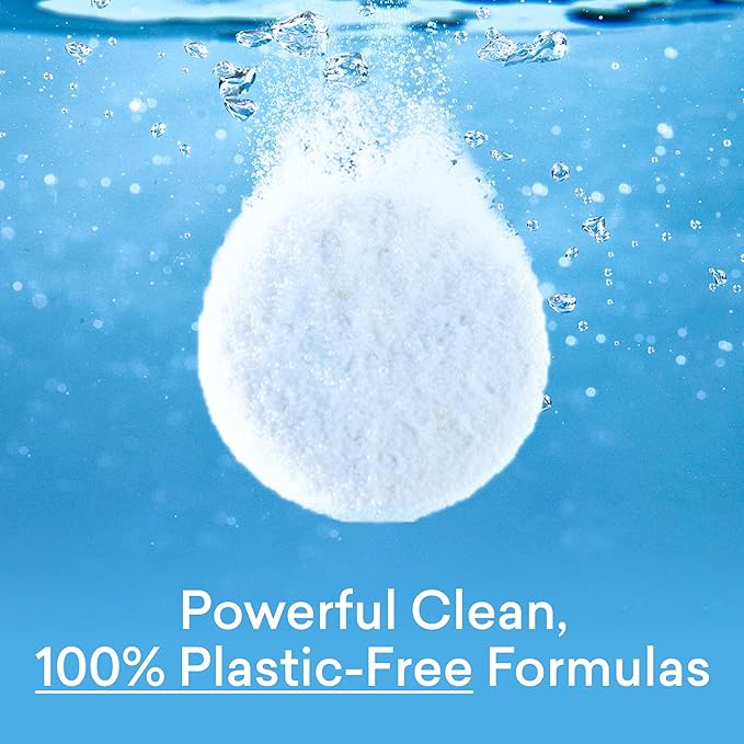 BLUELAND Laundry Essentials Kit, Spring Bloom - Plastic-Free Laundry Detergent Tablets, Oxi Booster, and Reuseable Natural Wool Dryer Balls