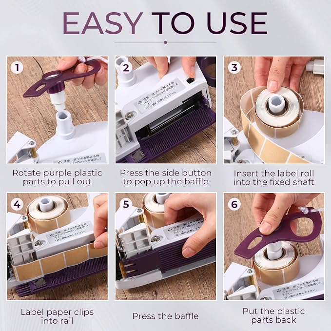 Hand Held Label Applicator, Manual Applicator Target Pasters Gun for Automatically Peel Off and Stick for Target Pasters Round Square Irregular Shape (Yh-60, 22-70mm Label Width)