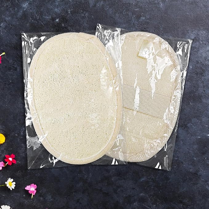 Loofah Individually Wrapped,Luffa,Natural Loofahs,Bath Loofah,Shower Loofah,Body Loofah,Loofah Exfoliating Body Scrubber Pads,Travel Loofah Sponges Pouf Brush for Women and Men (100 Pack)