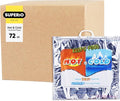 Superio Hot and Cold Insulated Bags for Food Delivery, Grocery Shopping Bags, Food Storage for Hot and Frozen Food for Travel, Disposable Cooler Bag, Reinforced Thermal Lunch Bag (72, 20"x5.5"x19")