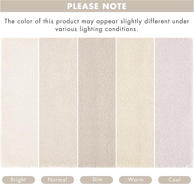 Madison Park Marshmallow Bathroom Rug Non Slip, Luxrurious Plush Bath Mat, Absorbent, Quick Dry, Spa Design Bath Room Décor, 24x72, Natural
