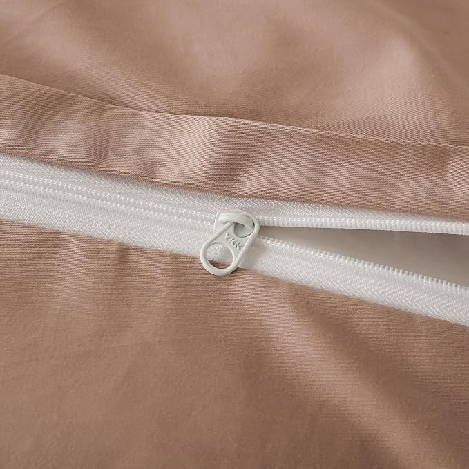 Duvet Cover Set King Size Floral Pattern 600 Thread Count Ultra Soft 100% Long Staple Cotton Duvet Cover Sets 3-PC, Breathable Duvet Cover with Zipper Closure & Corner Ties
