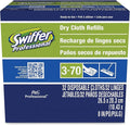 Swiffer® Sweeper Dry Cloth Refills, 10-5/8" x 8", White, 32 Cloths Per Box, Carton of 6 Boxes