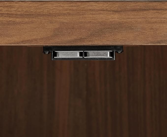 Crosley Furniture Savannah Wall Mounted Bathroom Storage Medicine Cabinet with Shelves, Walnut