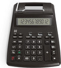 TRU RED 12-Digit Desktop Printing Calculator, Black, Paper Tape Printing, Large Display, Office Accounting & Business Use