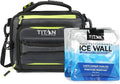 Arctic Zone Titan Deep Freeze Fridge Expandable Insulated Horizontal Lunch Pack, Grey | Durable, insulated lunch bag with leak proof, easy clean lining, keeps food fridge cold up to 6 hours, for adults and kids
