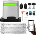 Blütezeit 1400lb Sliding Gate Opener, Solar Power | WiFi Control | Battery Backup, Rack-Drive Automatic Slide Gate Motor with IR Sensor Remote Complete Kits (Solar Panel NOT Included)