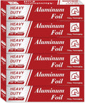 6 Count Heavy Duty Aluminum Foil Roll for Food 18 Inches 500 FT Heavy Duty Food Safe Foil Wrap Pony Package