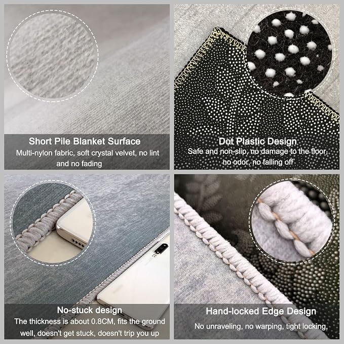 Tennis Net Tennis Ball Kitchen Rugs Non Slip Blue Kitchen Mats Machine Washable Rugs 2 Pieces Minimalist Sports Design Runner Carpet, 20"x32"+20"x71"