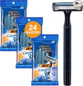 BIC Comfort 3 Disposable Razors, Long-Lasting 3-Blade Razors for Men, Perfect razors Designed for Smooth and Comfortable Shave, 24-Count (Pack of 12)