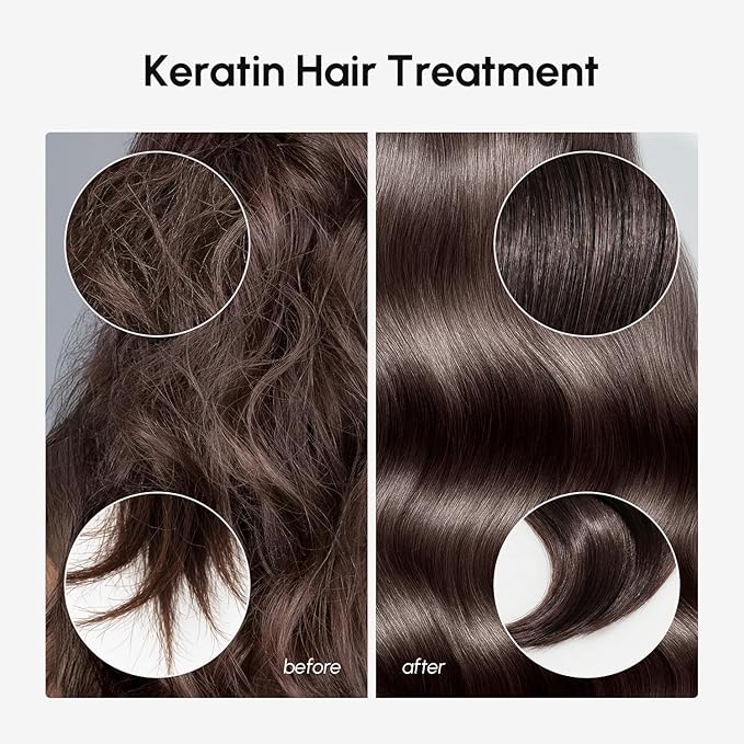 MAREE Deep Conditioning Hair Mask for Damaged Hair Treatment – Keratin Hair Care for Hydrating Growth Repair Moisturizing – Dry Curly Color Refreshing – 10 Fl Oz, Pearl