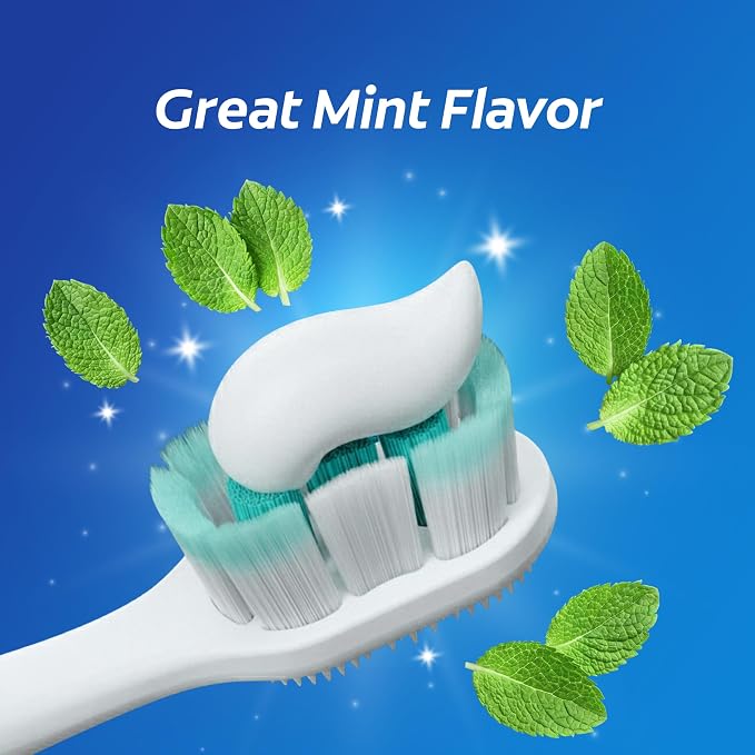 Colgate Cavity Protection Fluoride Toothpaste, Mint, 6 Pack, 6 oz | Bulk Anticavity Adult Toothpaste, Fights Cavities, Enamel Strengthening, ADA Accepted, Great Regular Mint Flavor