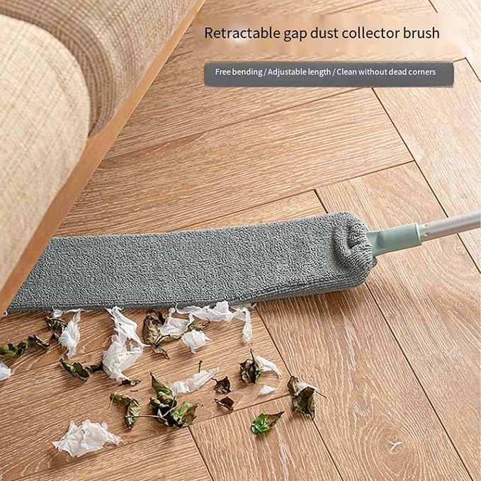 2026 New Retractable Gap Dust Cleaning Artifact with 3 Microfiber Dusting Cloths,Extendable Duster Cleaning Tool,Reusable Washable Dusting Wand for Home,Ceiling,Blinds,Furniture(1PCS)