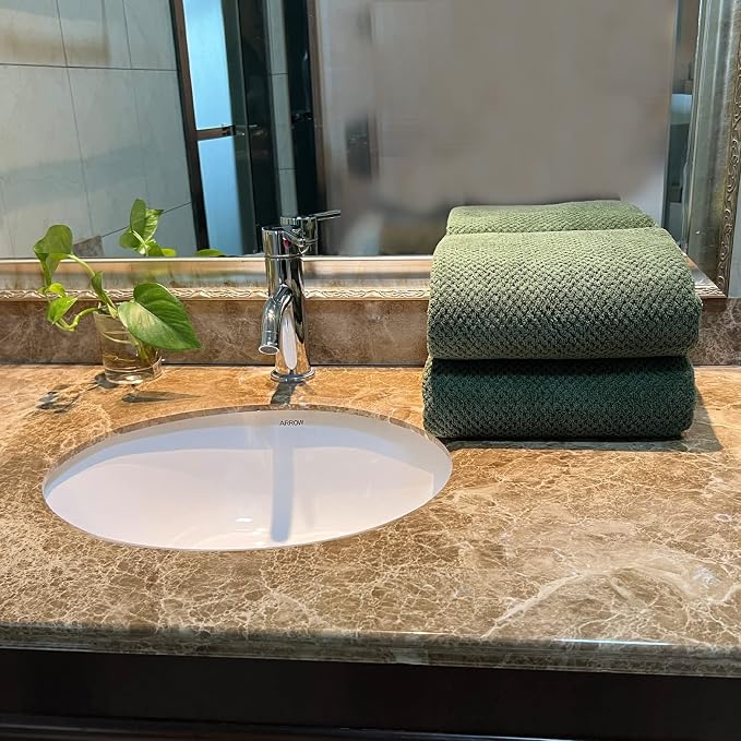 YTYC 29x59 Bath Towels,Towels for Bathroom,Olive Green,4-Pieces | Super Soft,Highly absorbent,Hanging Loop,No Lint Ball,Quick Drying,Light Weight,80% Polyester 20% Nylon