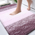 OLANLY Bathroom Rugs Mat 34x21, Extra Soft Absorbent Microfiber Bath Rugs, Rubber Backing, Quick Dry, Machine Washable Bath Mats for Bathroom Floor, Tub and Shower, Home Decor Accessories, Mauve