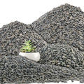 Quibbay 45 LB Natural River Rocks Mexican Beach Pebbles, 0.3-0.6 Inch Natural Unpolished Bulk Rocks, Pebbles for Landscaping Garden Paving Plant, Rocks for Walkways Outdoor Decorative Stone, Grey