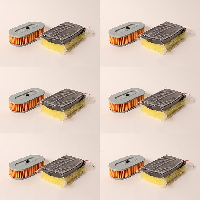 Rotary 6 PK Air Filter Kit Fits Mikasa 3660-10080 MTX50 MTX60 MTX70 MTX80 MTX90
