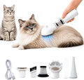 FurSo Cat Grooming Vacuum Kit, 5-in-1 Cordless Pet Grooming Vacuum for Cats & Dogs, 6000PA Pet Hair Vacuum, Low-Noise Deshedding Brush, 3-Speed LCD, Hair Remover, Type-C Charge