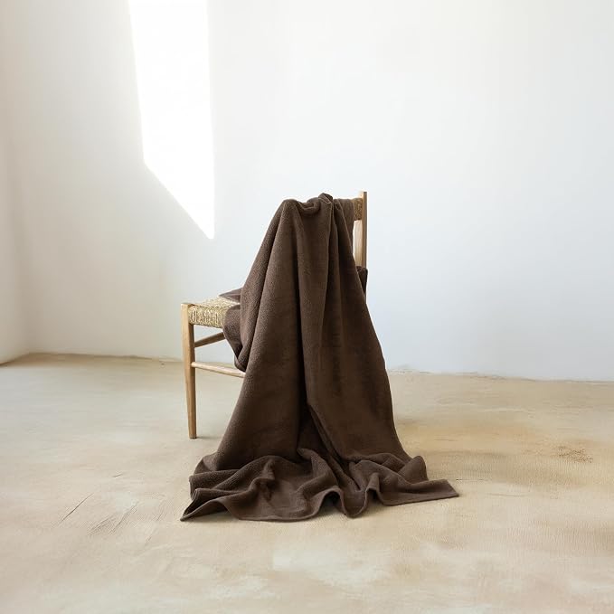 SALBAKOS 100% Turkish Cotton Bath Sheet 40x80 (1-Piece, Chocolate Brown) | Extra Large Jumbo Oversized Bathroom and Beach Towel, Super Soft Highly Absorbent Thick Premium Hotel Quality, Made in Turkey