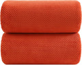 YTYC 39x78 Bath Sheets,Towels for Bathroom,Burnt Orange,2-Pieces | Extra Large Bath Towels, Super Soft,Highly absorbent,Hanging Loop,Quick Drying,Light Weight,80% Polyester