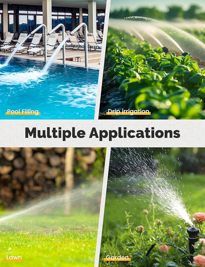 MOES Sprinkler Timer, Brass Inlet & Outlet Water Hose Timers, Programmable Automatic Irrigation Controller, Rain Delay, Manual Watering, 1 Zone Water Hose Timers for Gardens, Lawns, and Hose Systems