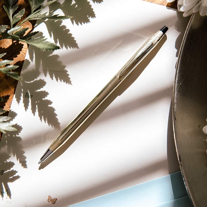 Cross Classic Century Translucent Blue Lacquer Ballpoint Pen - Refillable Pen for Effortless Writing - Black Ink - Durable Construction - Premier Distinctive Look - Gift-Ready