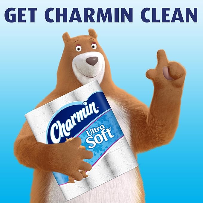 Charmin Ultra Soft Toilet Paper, Bath Tissue, Mega Roll, 24 Count, 4 Count (Pack of 6)