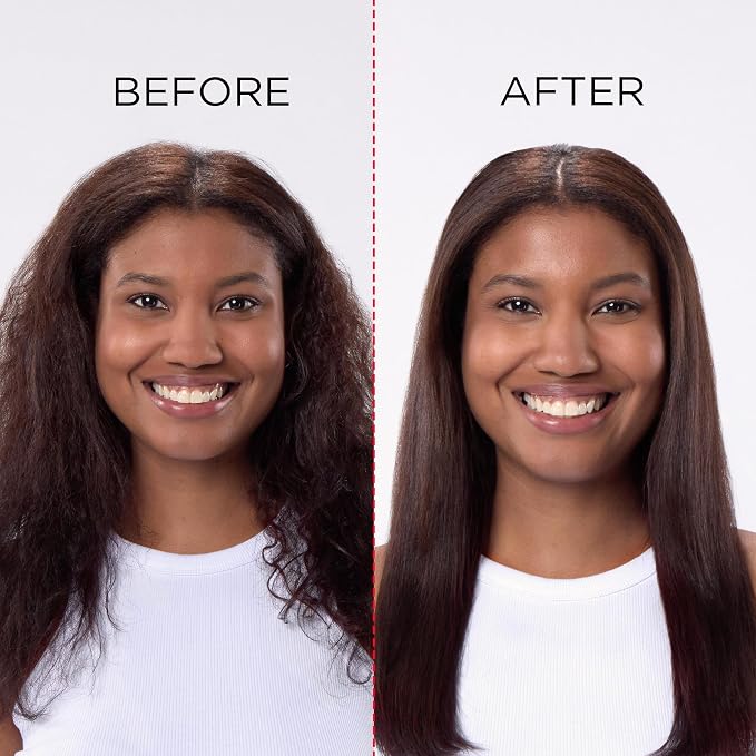REVLON SmoothStay XL Hair Straightener, Heated Straightening Brush with Coconut Oil Infused Ceramic Plates, Long-Lasting Sleek Results, Reduced Frizz & Static