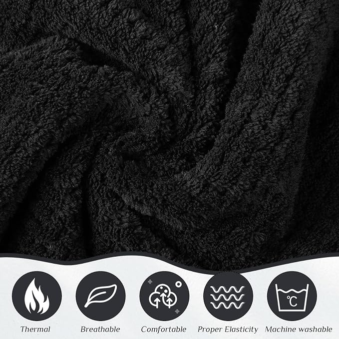 4 Pcs Towel Wrap for Women Waffle Spa Robe with Adjustable Closure Elastic Top Lightweight Wraps for Bath Shower