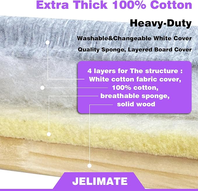Padded Pants & Sleeve Ironing Boards with Ultra Thick Padding, Double Side Ironing Board
