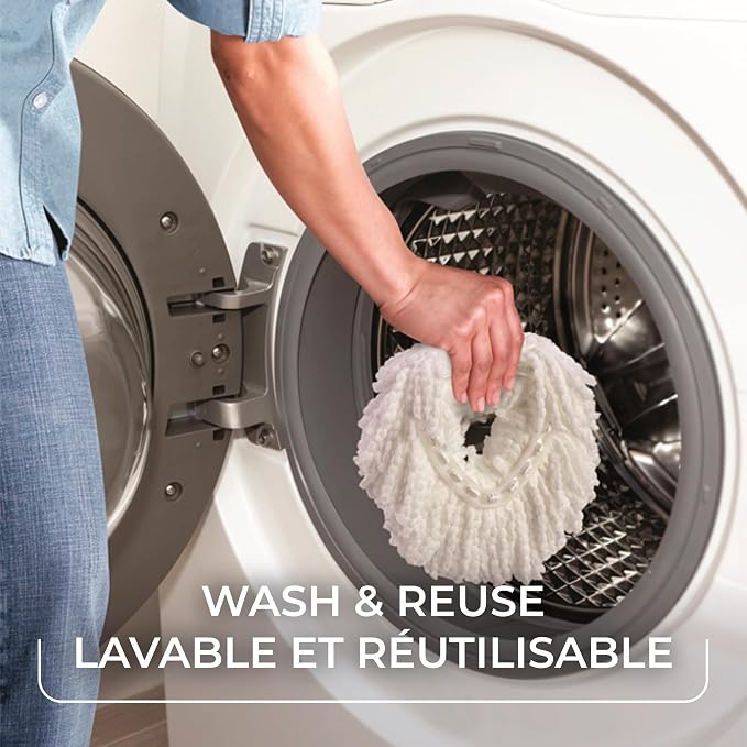 Vileda EasyWring Microfibre Spin Mop & Bucket Floor Cleaning System