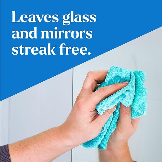 CloroxPro Clorox EcoClean Glass Cleaner Spray Bottle, 32 Fluid Ounces, Pack of 9 (Package May Vary)