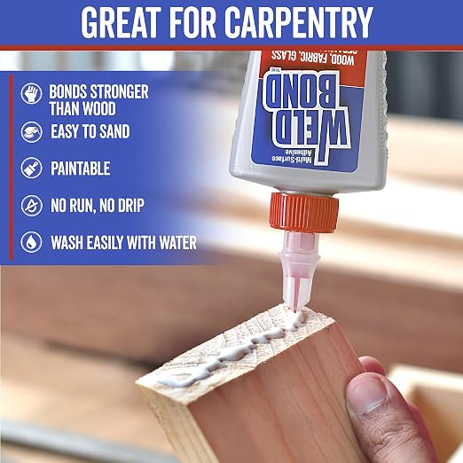 Multi-Surface Non-Toxic Adhesive Glue. Bonds Most Anything ! Glue Gallon for Wood Glue or Crafts Fabric Glass Mosaic Carpet Ceramic Tile Cement Metal Stone & More. 101 oz - 3L - 2Pack
