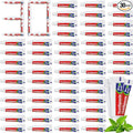 30 Pcs Mini Toothpaste Bulk Regular Clean Mint Toothpaste for Bad Breath, Helps Freshens Breath, Whitens Teeth Travel Size 0.18oz for Home Hotel Office School Camping