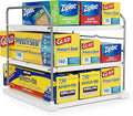 EVERIE Extendable 3-Tier Kitchen Cabinet & Pantry Organizer for Plastic Wrap, Foil & Storage Bags, Adjustable Heavy Duty Shelf Rack for Wrap Boxes, Jars & Snack Boxes (11–16.7 in Wide), Pack of 1