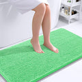 OLANLY Large Bathroom Rugs 40x24, Extra Soft Absorbent Chenille Bath Rugs, Rubber Backing Quick Dry, Machine Washable Bath Mats for Bathroom Floor, Tub and Shower, Home Decor Accessories, Mint Green