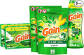 Gain Laundry Bundle: Flings Detergent Pacs (2x35ct), Dryer Sheets (2x34ct), Fireworks Scent Booster Beads (14.8 oz)