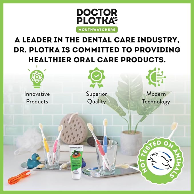 MOUTHWATCHERS Soft Flossing Manual Toothbrush, Adults, Pack of 8, Assorted | Floss-Tip Bristles for Sensitive Teeth and Gums, Soft Manual Brush, Deep Clean, BPA Free, Dr Plotka Design