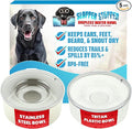 Tritan Plastic Dripless Water Bowl with Lid – Holds 1 Gal, Reduces Spills & Trails Up to 85%+, Water Bowl for Mammoth Breed Dogs (131+ lbs), The Original Slobber Stopper