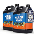 Mulch Glue-2 Gallon Covers 646 Sq Ft (2X More Area)-Super Stick Rock Glue for Landscaping, Non-Toxic Pea Gravel Stabilizer, Weather-Resistant Binder for Pebbles, Pine Straw, Landscape Edging