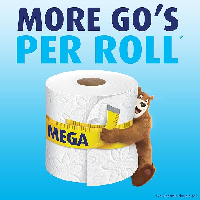 Charmin Ultra Soft Toilet Paper, Bath Tissue, Mega Roll, 24 Count, 4 Count (Pack of 6)