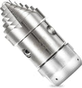 Tool Daily 3/8" NPT Sewer Jetter Rotating Nozzle, 40 L/Min, 3000 PSI | Pressure Washer Sewer Nozzle for Drain, Pipe Cleaning, Stainless Steel