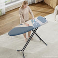 Foldable Ironing Board Standard Size, Iron Board Table Stand Foldable, Space-Saving Iron and Ironing Boards Set, Folding Ironing Boards Full Size with High Speed Zone & Silicone Rest 13x43 Cowboy Blue