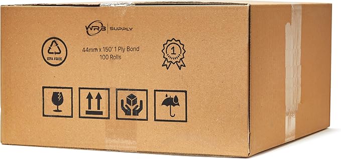 100 ROLLS SHARP ER A-320 330 4100 460 470 44mm 1.75 CASH REGISTER TAPE PAPER ROLL