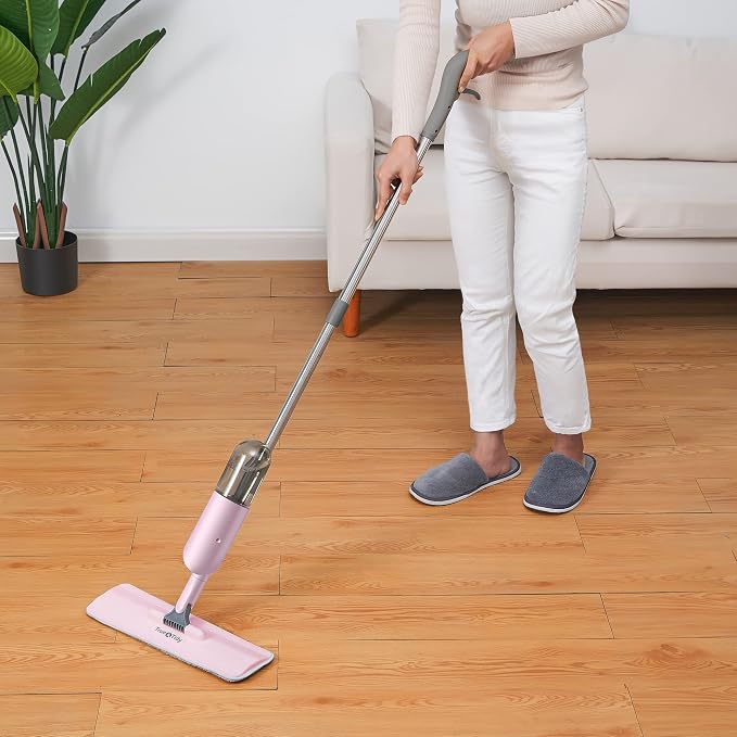 Heavy Duty Spray Mop for Floor Cleaning, Refillable Water Bottle