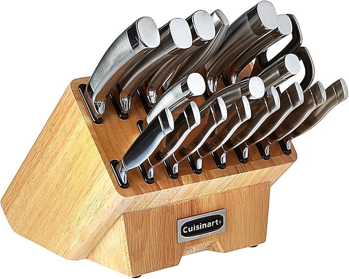 Cuisinart Normandy 19 Piece Cutlery Block Set, Stainless Steel