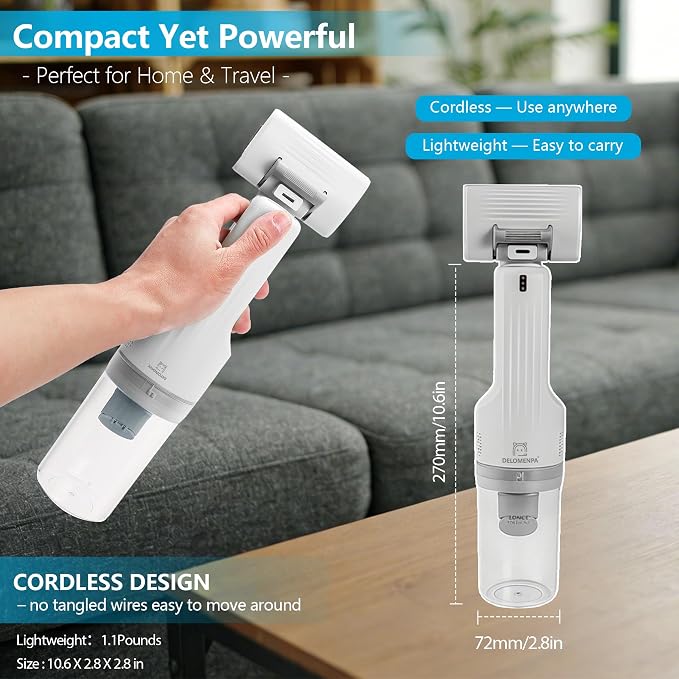 Deshedding Brush with Vacuum Suction, 5-in-1 Pet Hair Removal Tool for Dogs Cats, Cordless Undercoat Rake Removes Loose Hair, 9Kpa Pet Vacuum Cleaner for Furniture Carpet