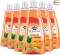 Clorox Scentiva Liquid Dish Soap, Hawaiian Sunshine Scent, Ultra-Concentrated Dishwashing Detergent, Grease Cutting Bleach-Free, 26 Fl Oz, 6 Pack